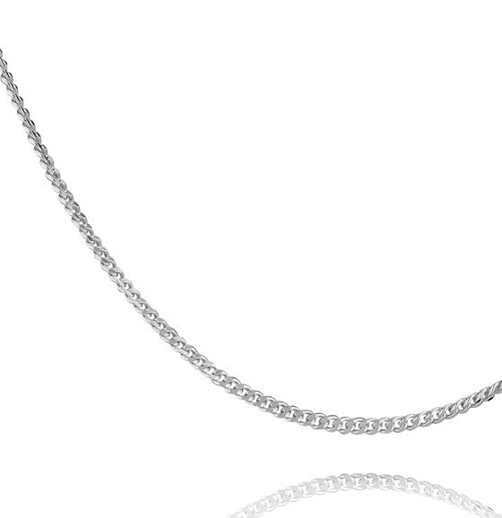 BNH Sølv Panser Halskæde 0,85/2,7mm - 42cm