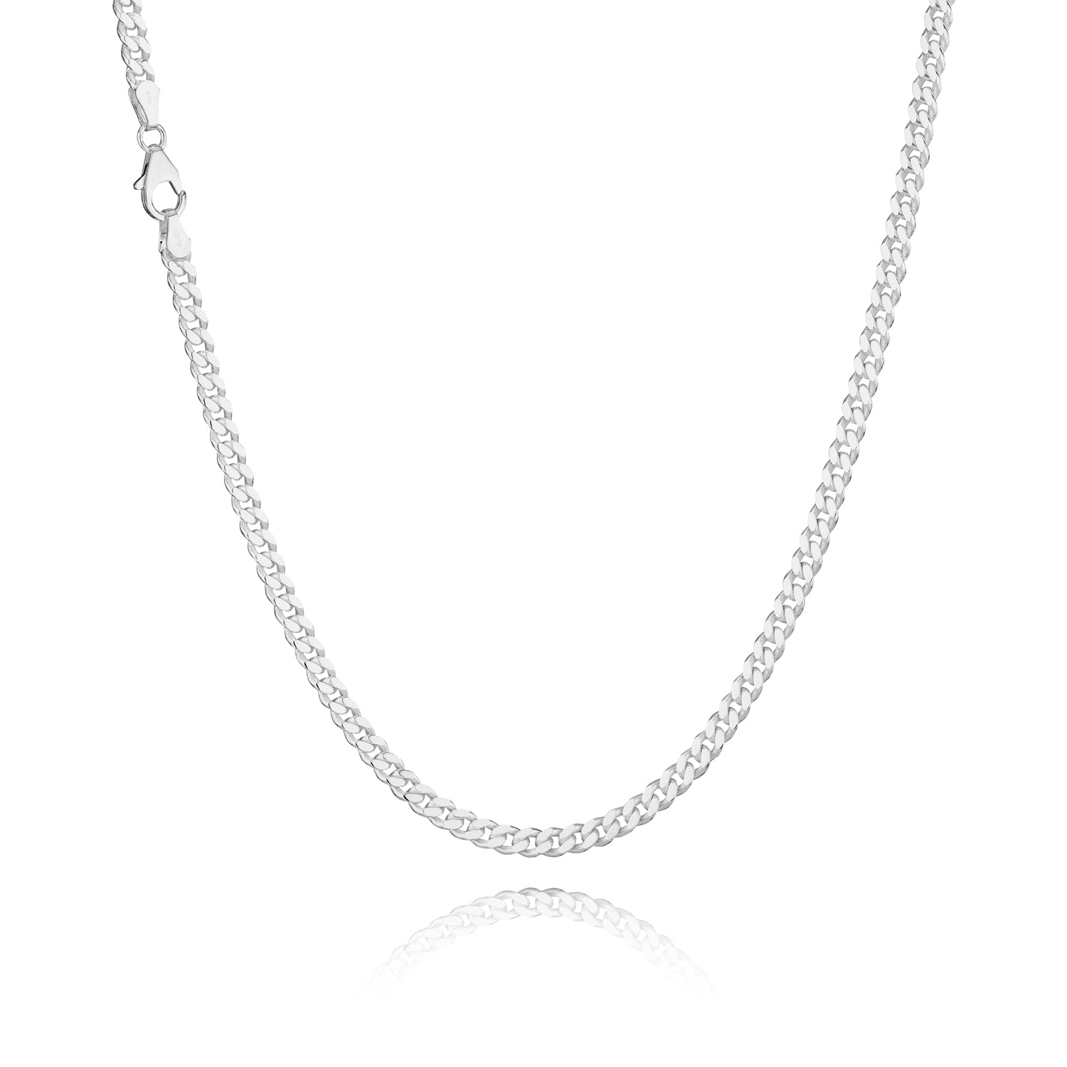 BNH Sølv Panser Halskæde 1,55/5,4mm - 60cm