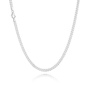 BNH Sølv Panser Halskæde 1,55/5,4mm - 60cm