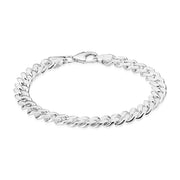 BNH Sølv Panser Armbånd 1,85/6,0 - 21cm