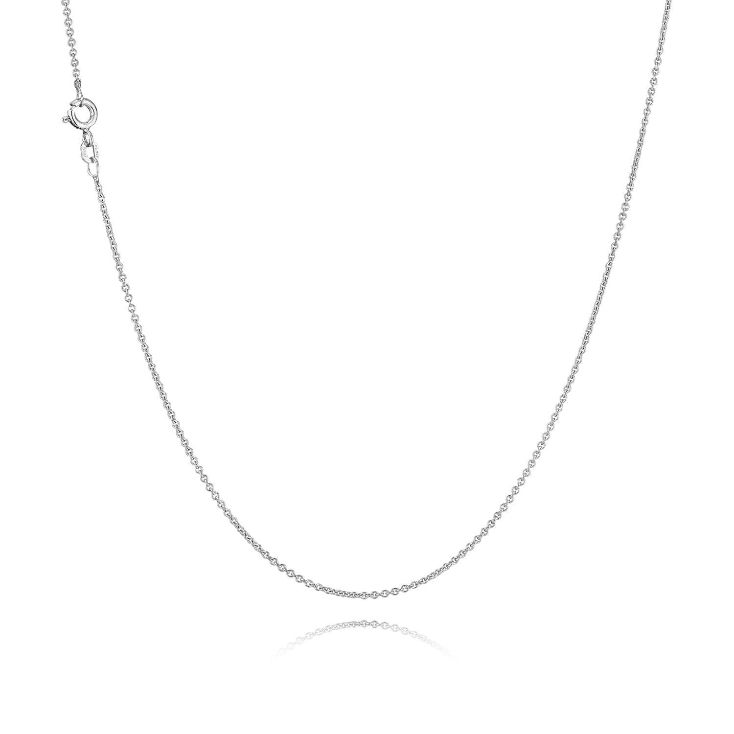 BNH Sølv Rund Anker Halskæde 0,3/1,4mm - 42cm