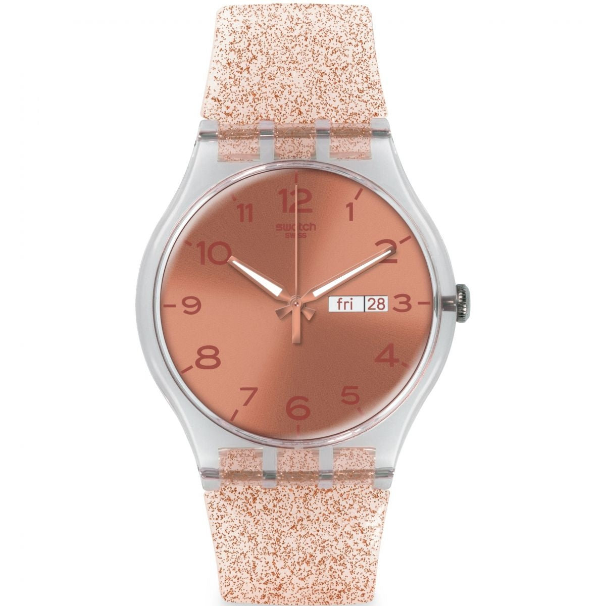 Swatch "Pink Glistar" SUOK703
