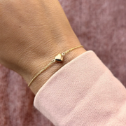 Scrouples 8kt Guld Armbånd m. Hjerte