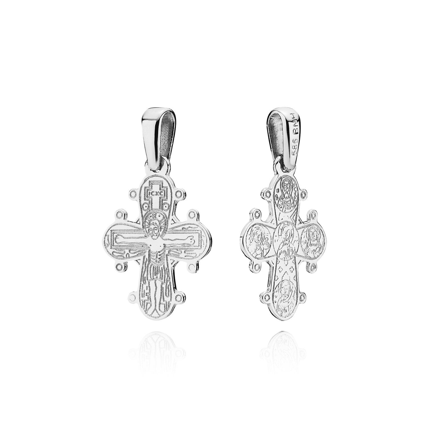 BNH Sølv Dagmarkors 15x13mm De 5 SDK15DES