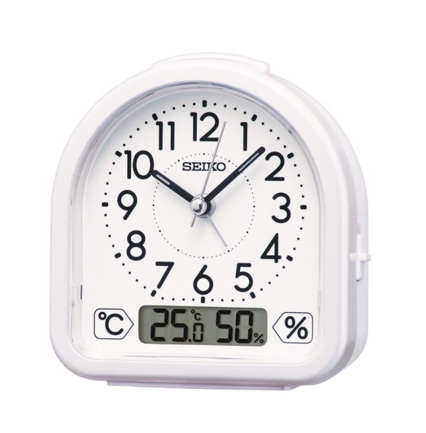 Seiko Vækkeur med Digital Visning QHE191W