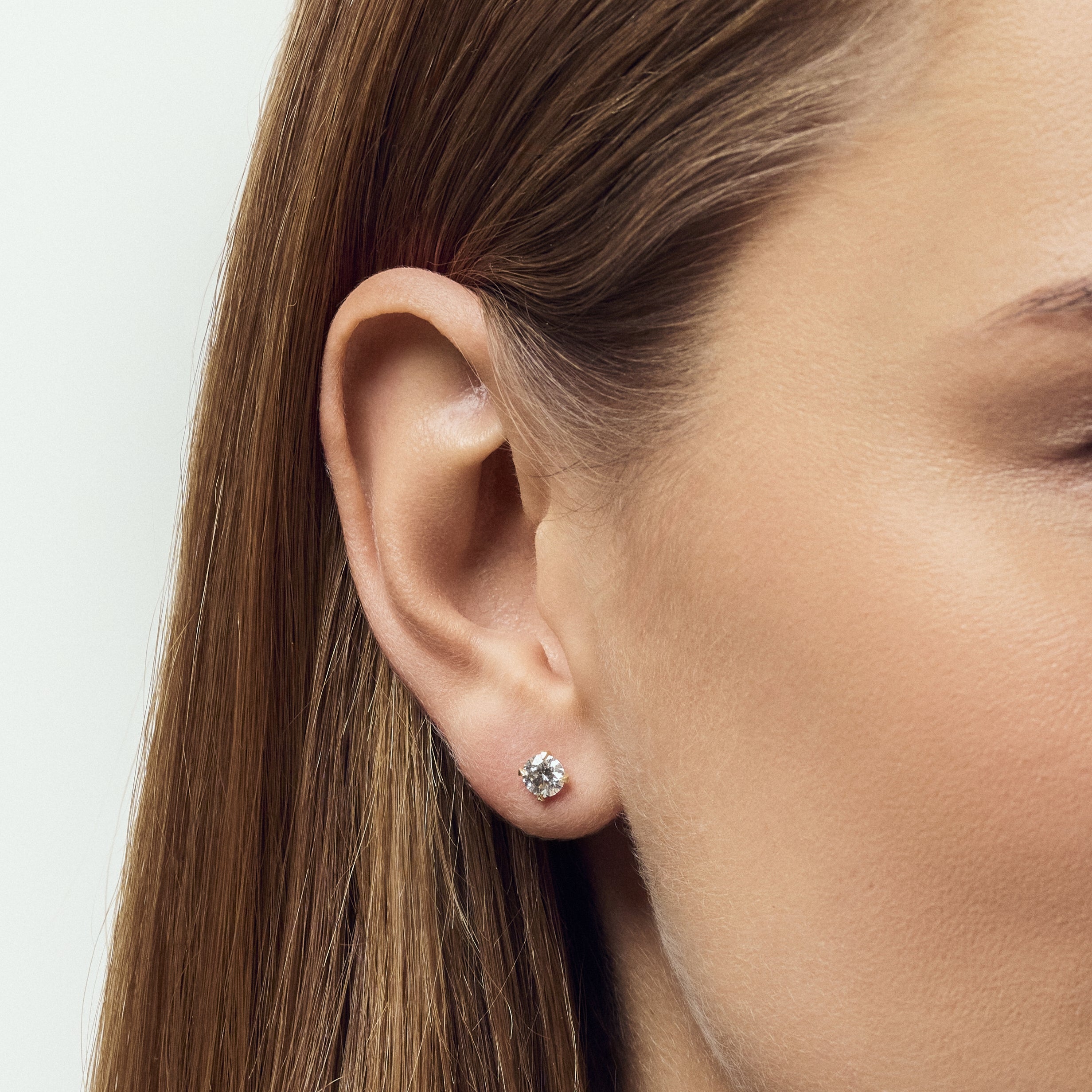 Sif Jakobs Venice Solitaire Ørestik med 1,00ct Lab-Grown Diamanter SJ-E2503-WD-WG