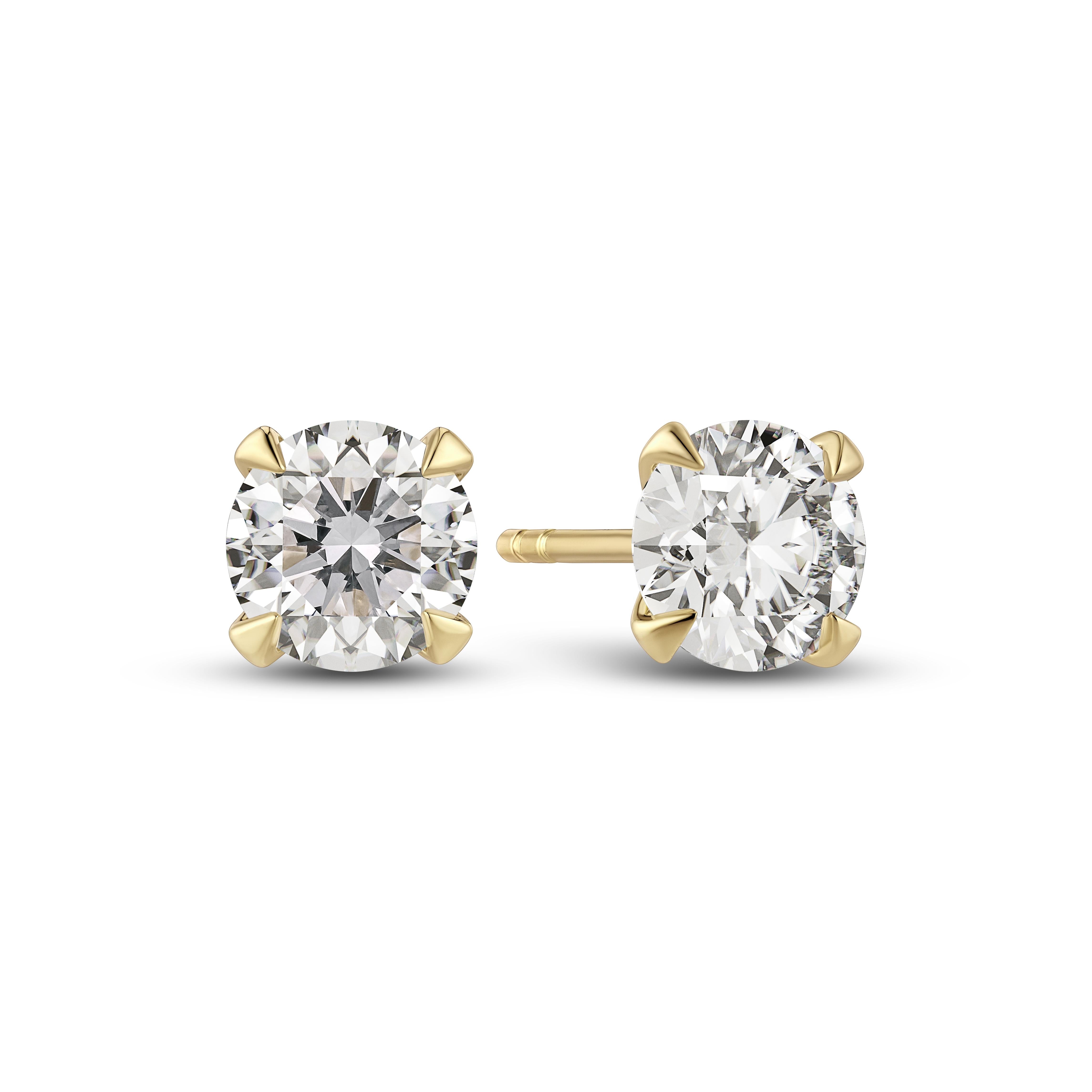 Sif Jakobs Venice Solitaire Ørestik med 1,00ct Lab-Grown Diamanter SJ-E2503-WD-YG