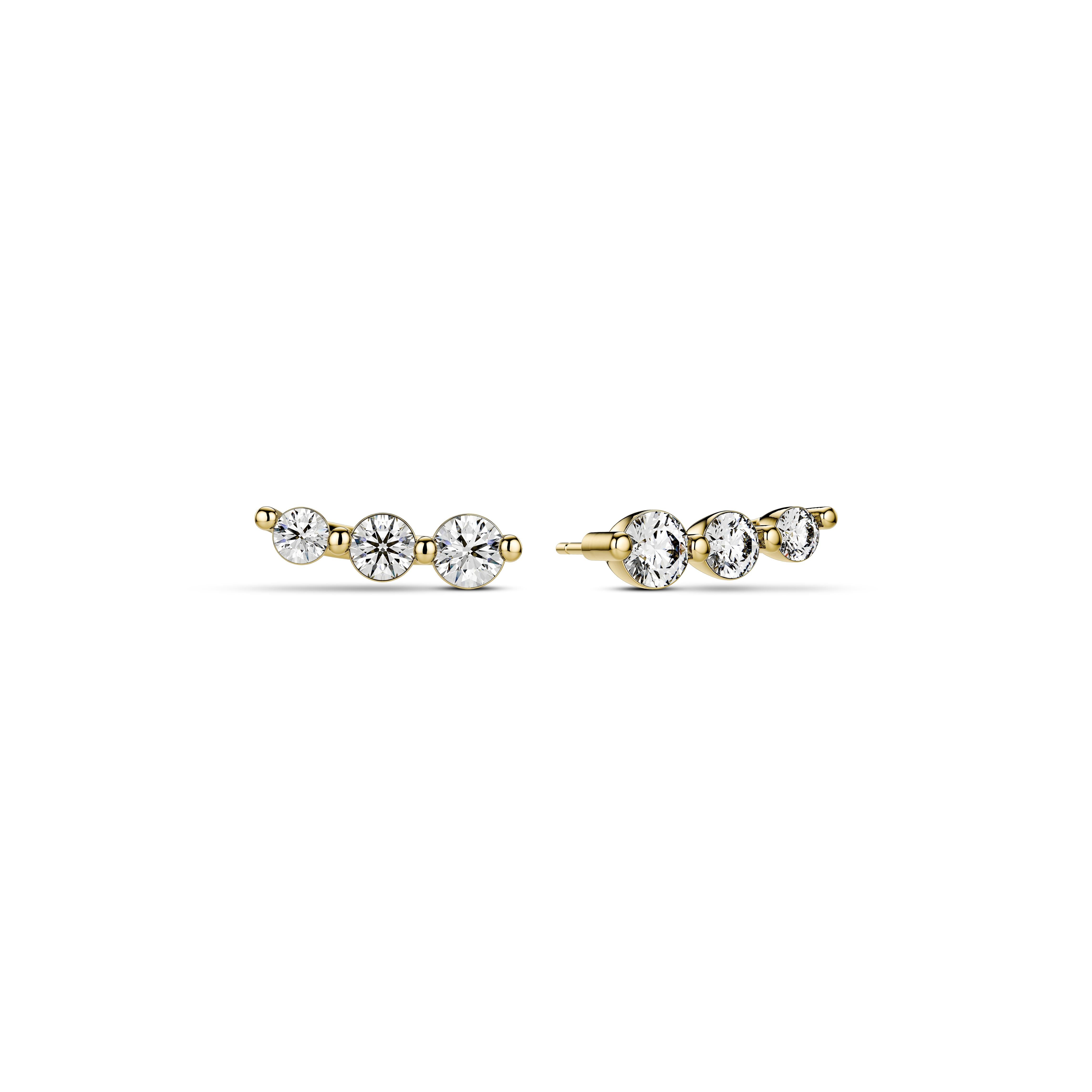 Sif Jakobs Tiara Piccolo med Lab-Grown Diamanter SJ-E2518-WD-YG