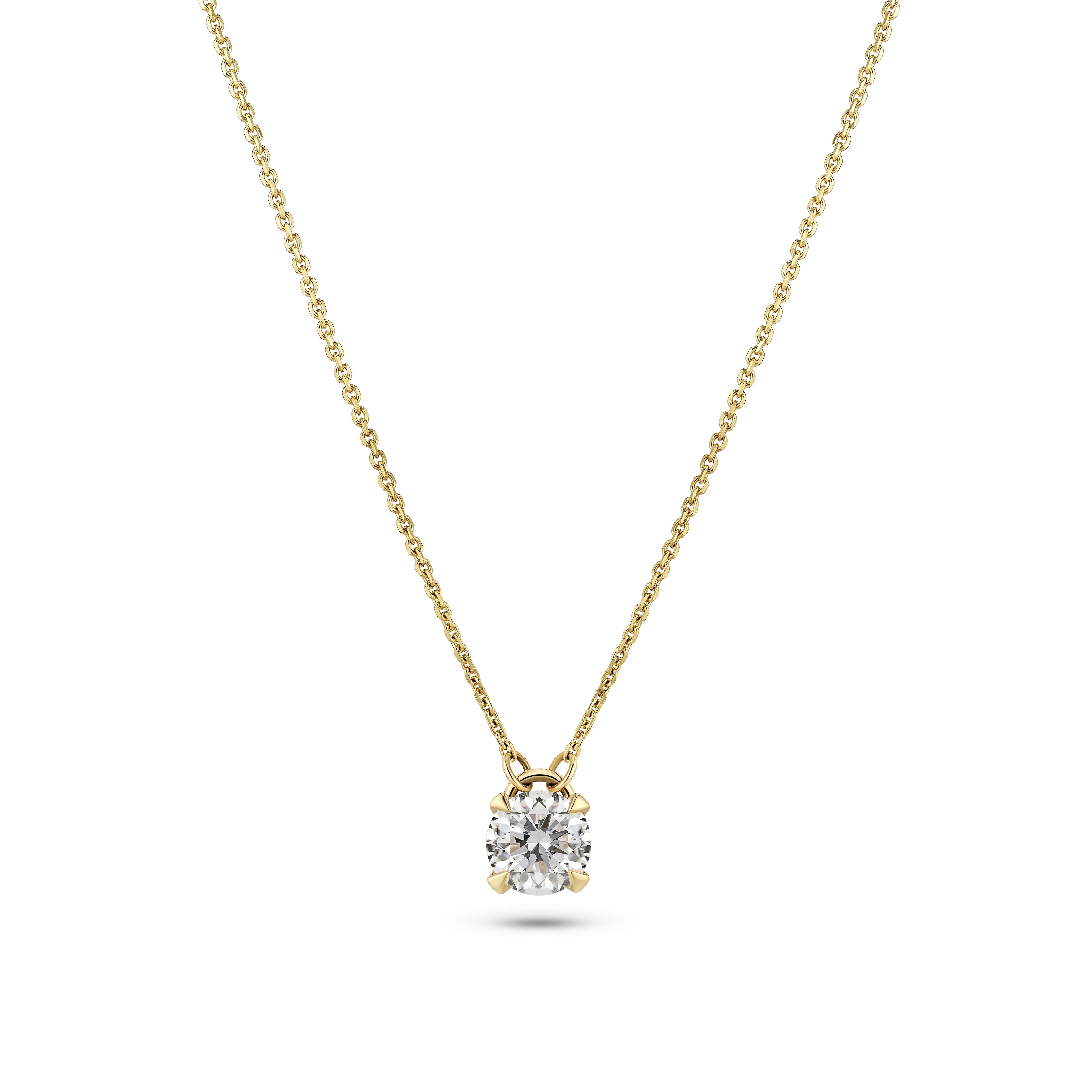 Sif Jakobs Venice Solitaire Halskæde med 0,50ct Lab-Grown Diamant SJ-N2507-WD-YG