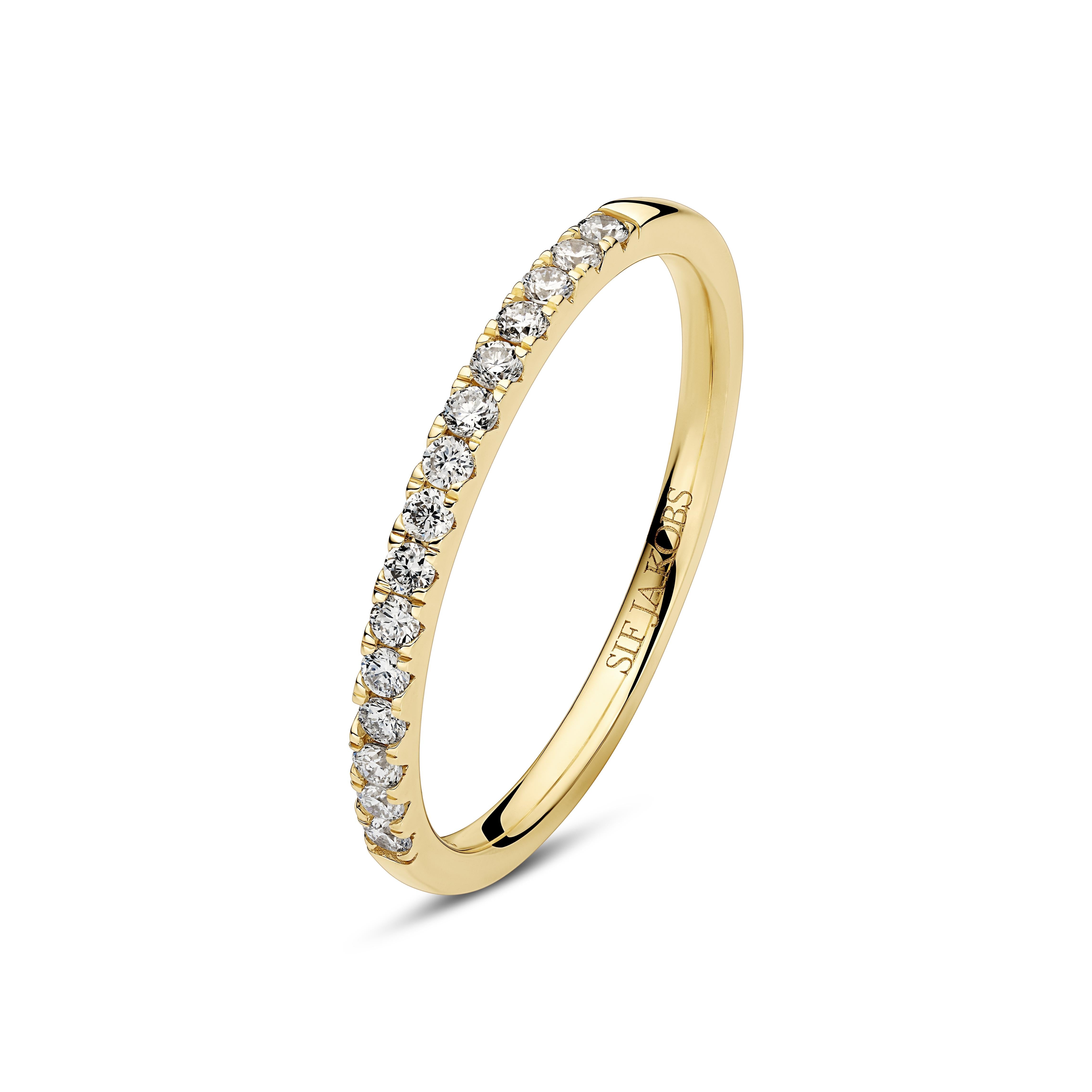 Sif Jakobs Alba Ring med Lab-Grown Diamanter SJ-R2515-WD-YG