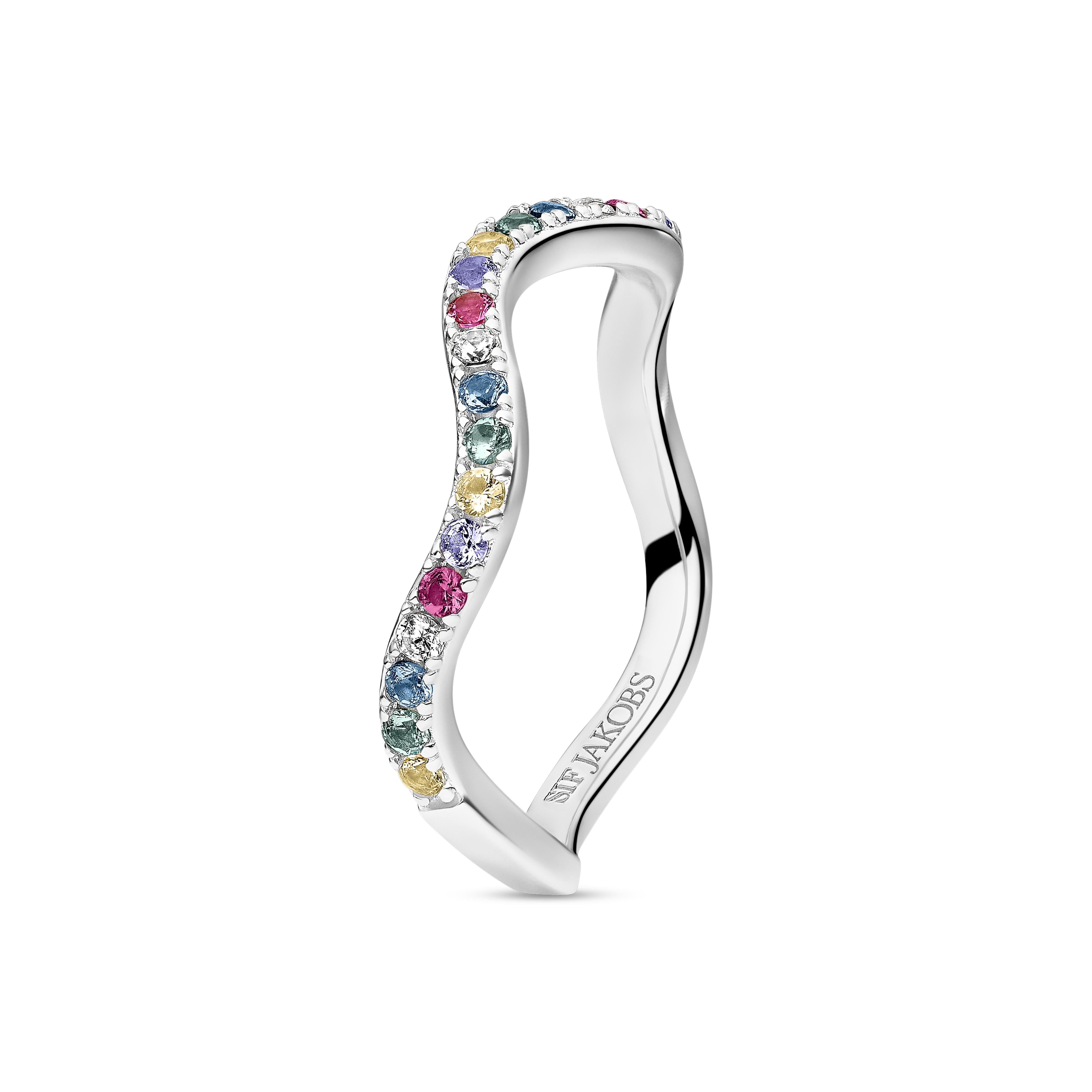 Sif Jakobs Ellera Waves Pianura Ring SJ-R3869-XCZ