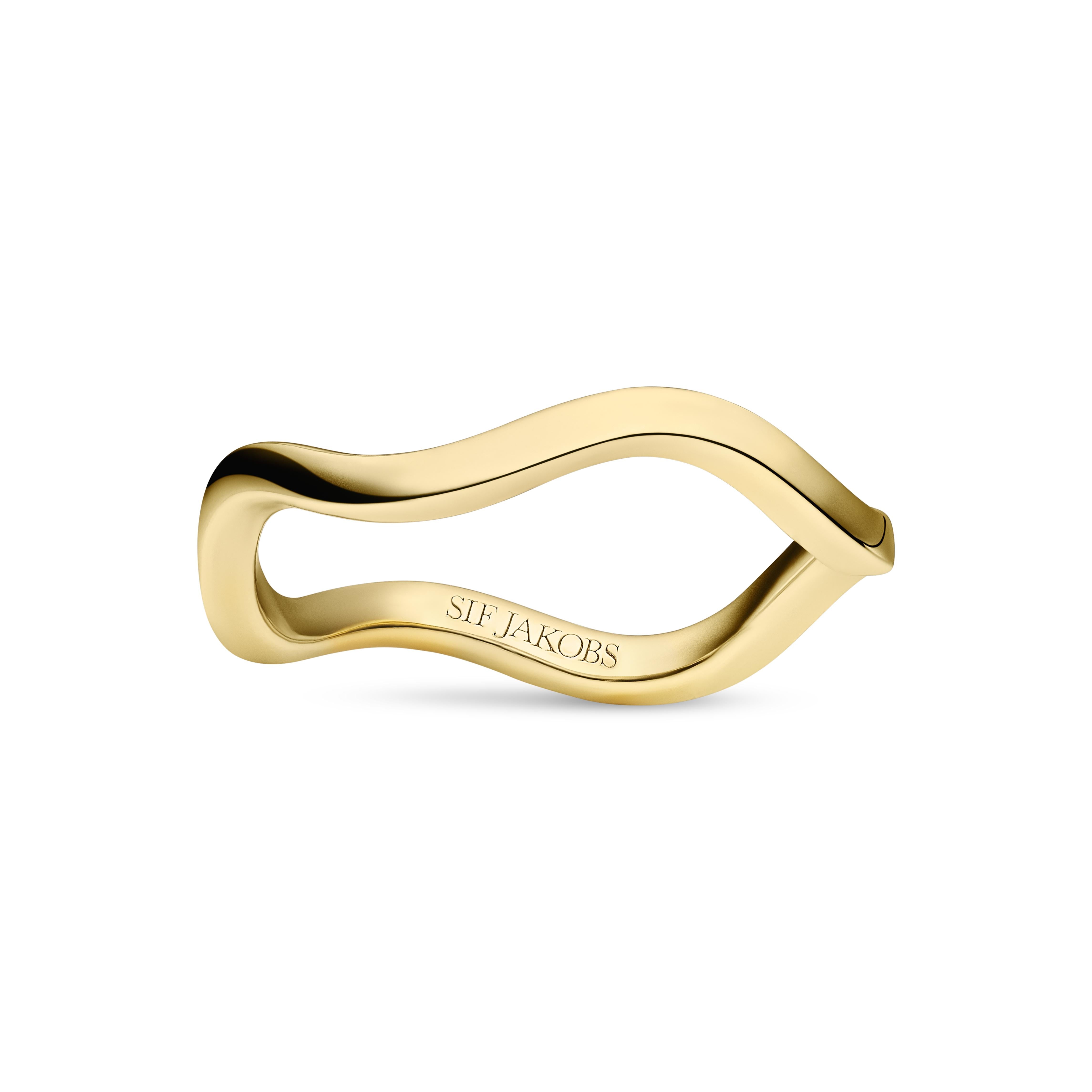 Sif Jakobs Ellera Waves Pianura Ring SJ-R3869-YG