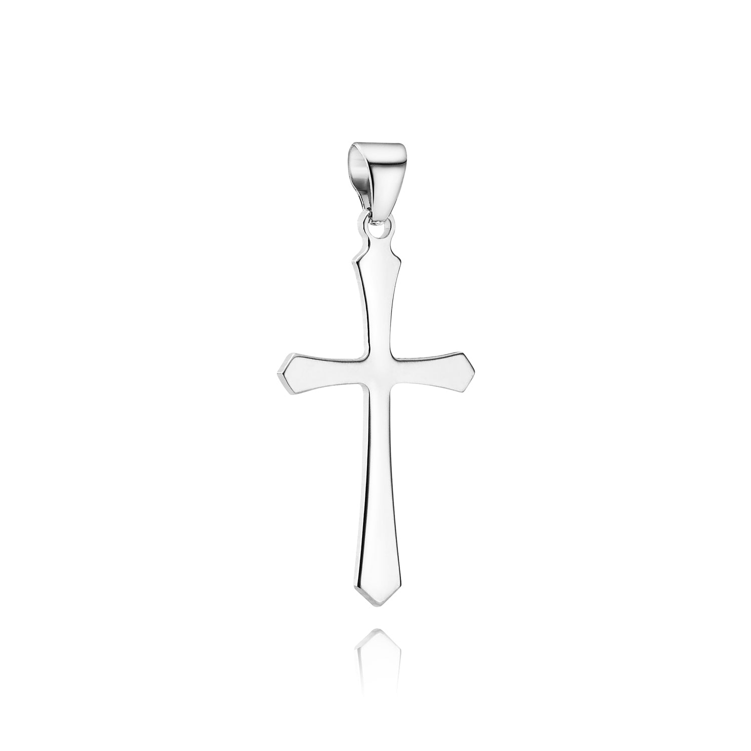 BNH Massiv Sølv Kors 21x34mm SK094S
