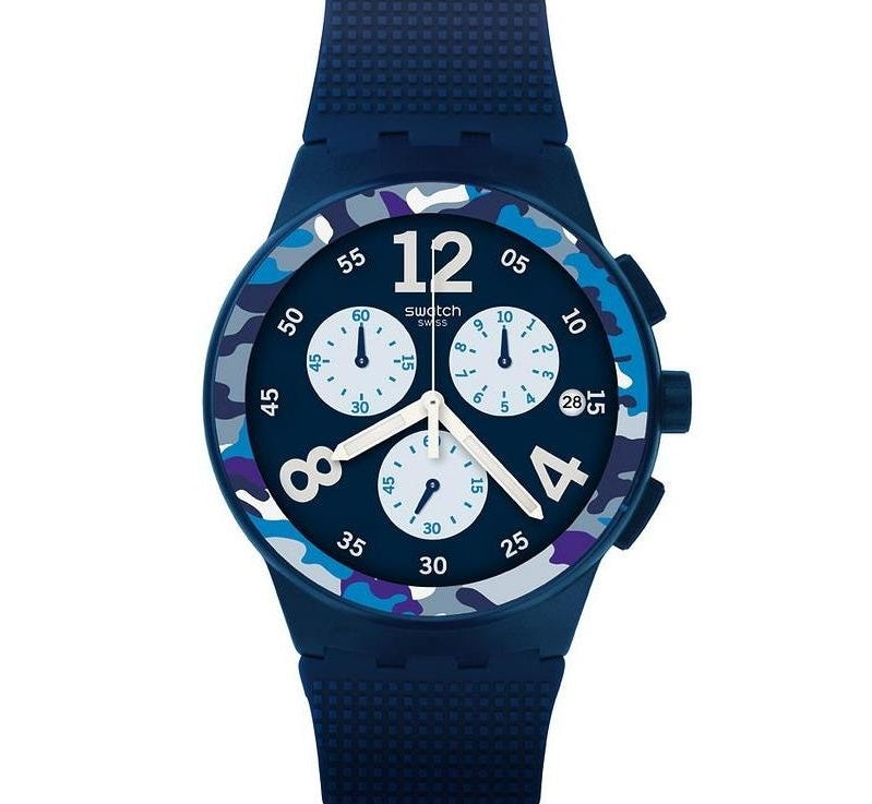 Swatch "Camoblu" SUSN414