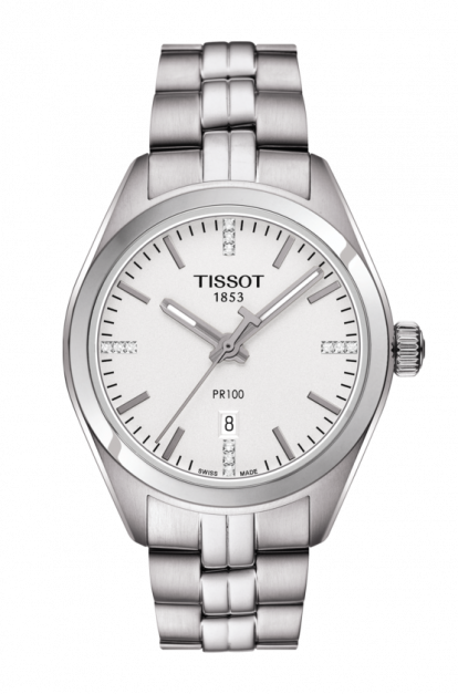 Tissot PR 100 Lady med Diamanter T101.210.11.036.00