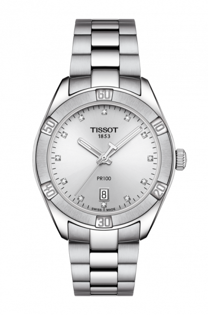 Tissot PR 100 Lady med Diamanter T101.910.11.036.00