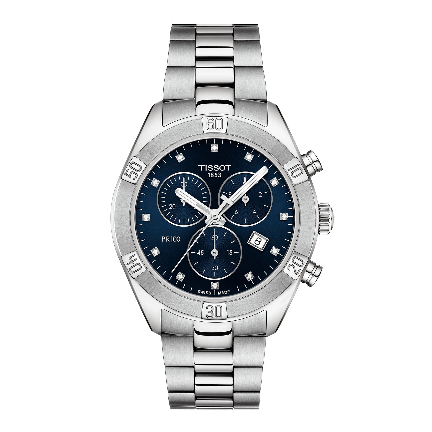 Tissot PR 100 Lady Chronograph med Diamanter T101.917.11.046.00