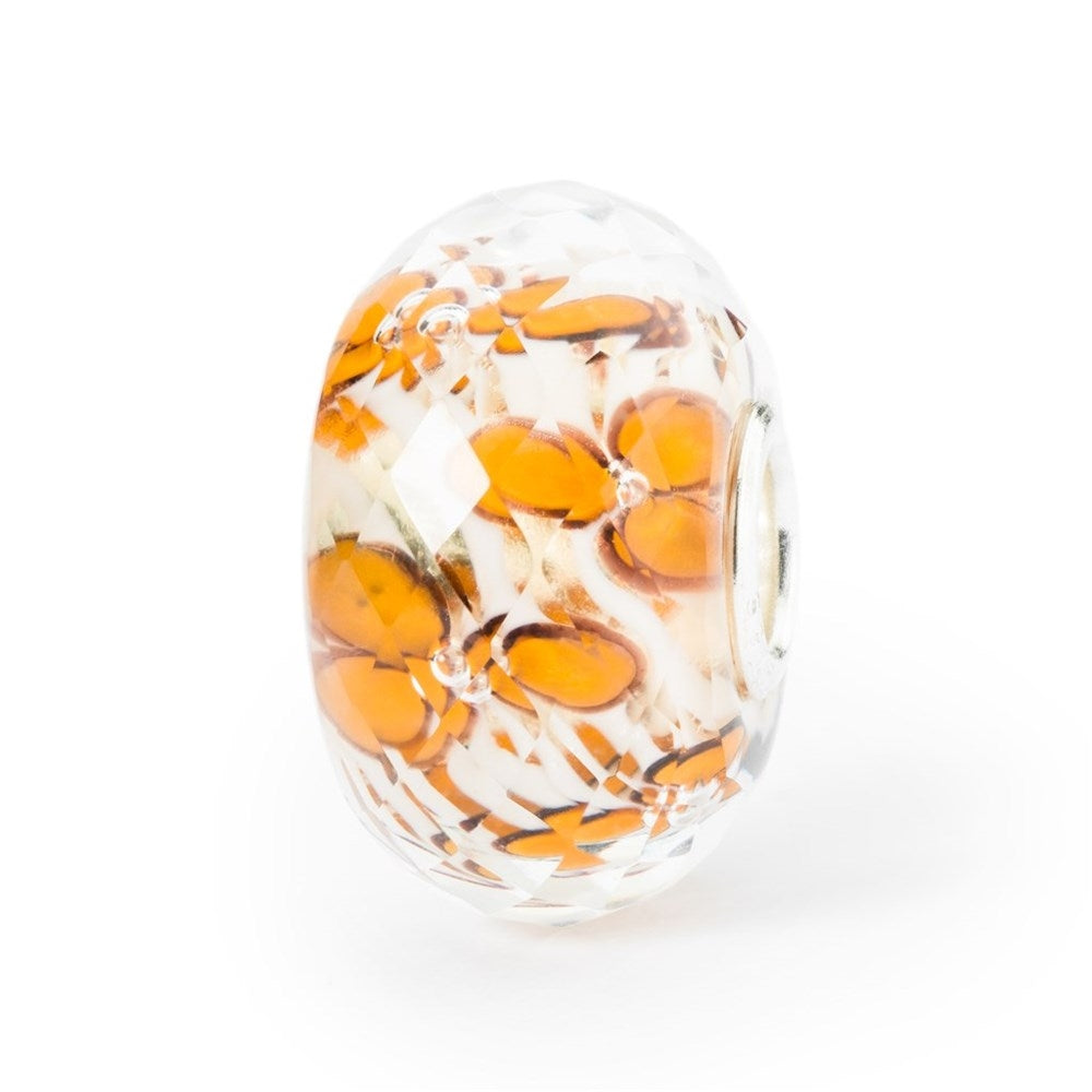 Trollbeads/Troldekugler Blomst Orange TGLBE-30078