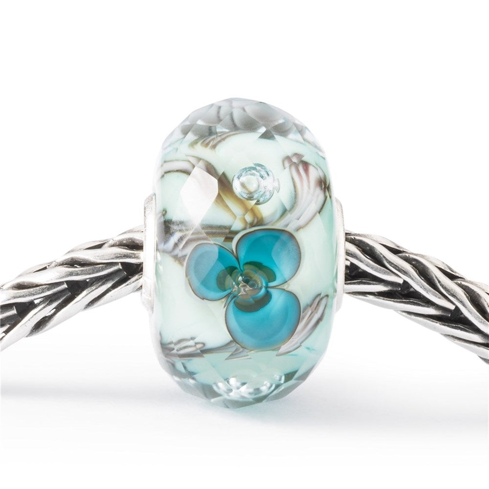 Trollbeads/Troldekugler Blomster Blues TGLBE-30088