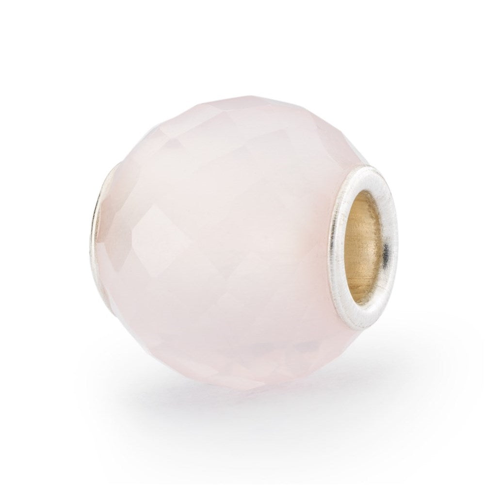 Trollbeads/Troldekugler Rund Facetteret Rosakvarts TSTBE-00031