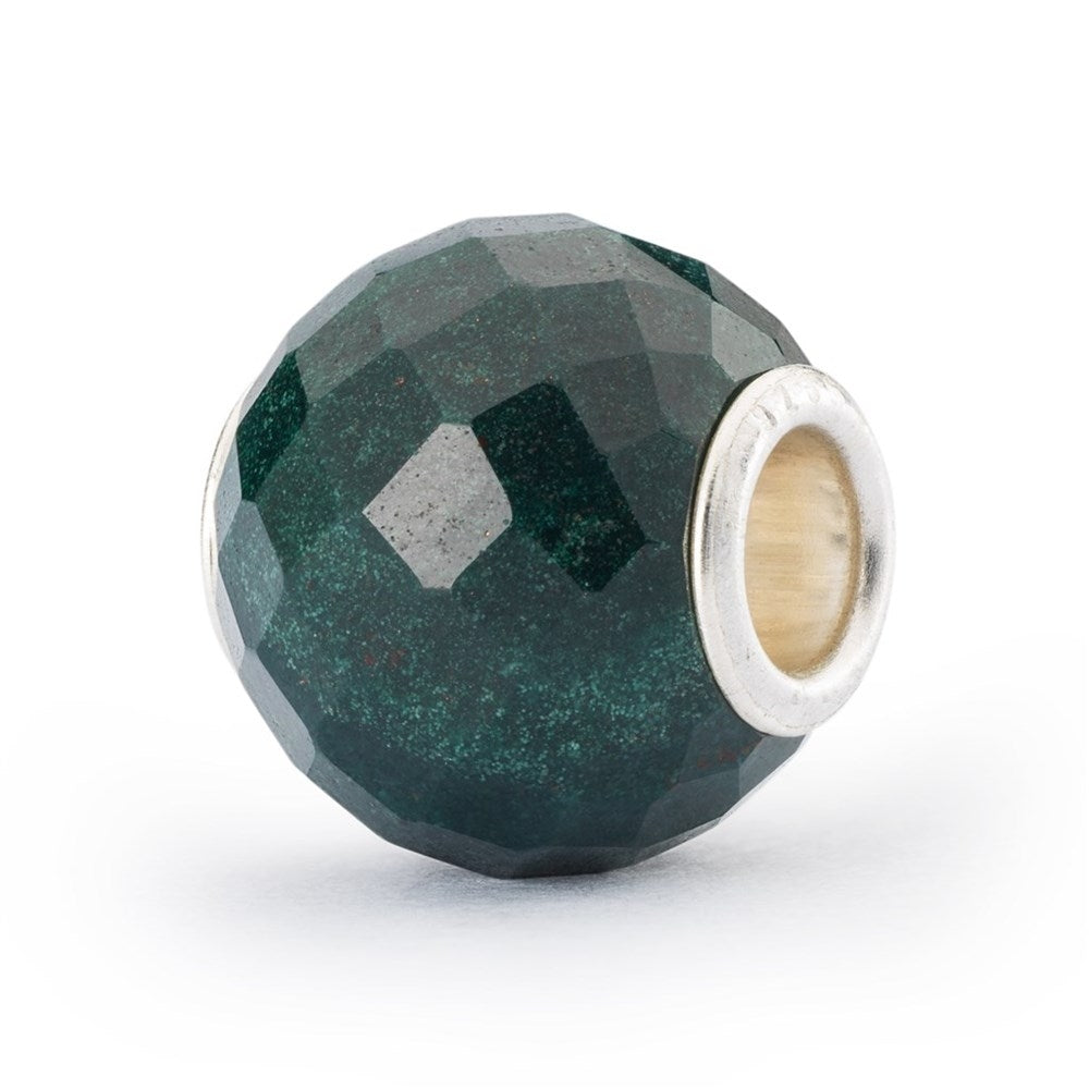 Trollbeads/Troldekugler Rund Grøn Facetteret Calcedon TSTBE-00034