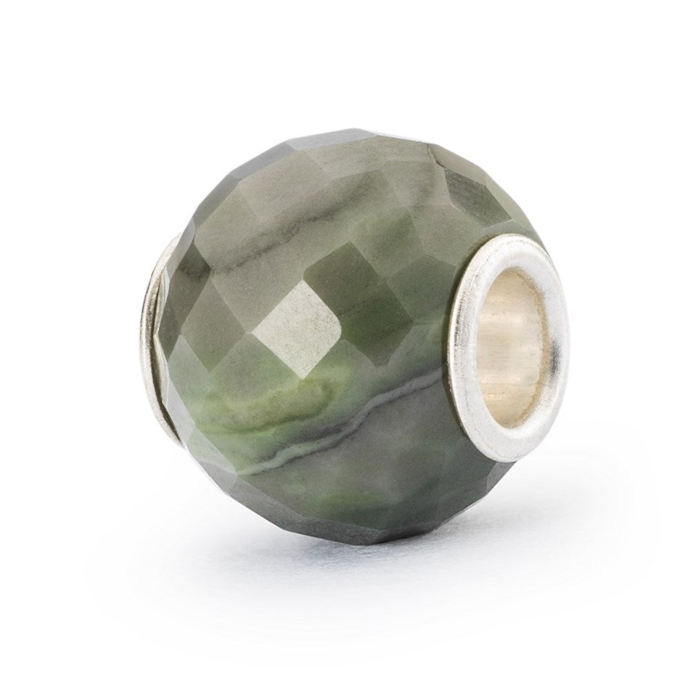 Trollbeads/Troldekugler Rund Grøn Facetteret Calcit TSTBE-00035