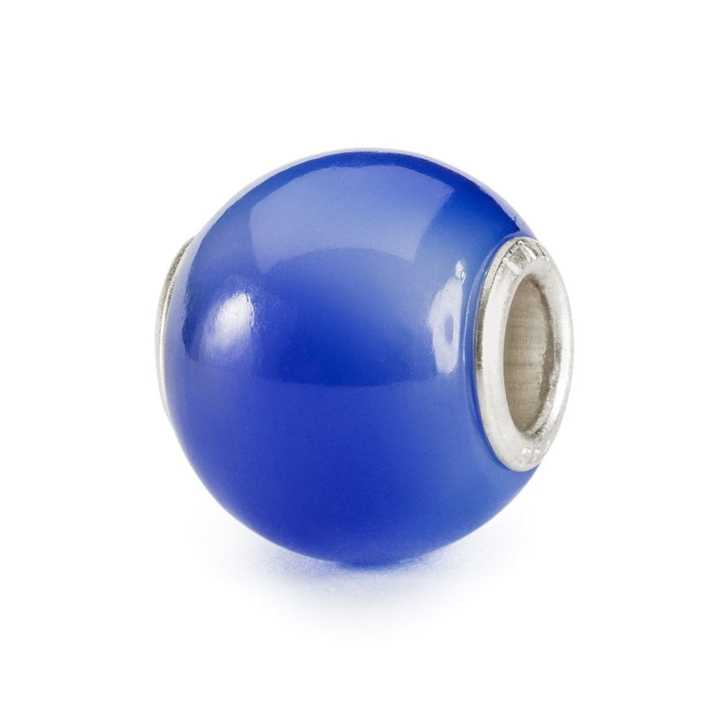 Trollbeads/Troldekugler Rund Blå Agat TSTBE-00038