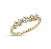 Nuran Twinkle ring med i alt 0,26ct brillanter