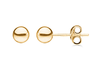 Støvring design 8kt guld ørestikker 5mm 60005