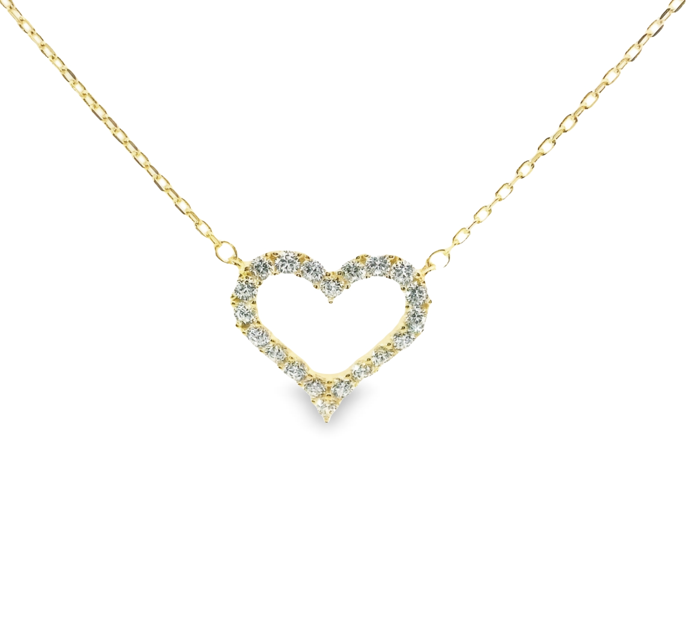 Bidstrup Forgyldt Collier med 15mm Hjerte YE00639I8C45