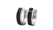 Bidstrup Sølv Creol med Sort Emalje 13mm YG08096AZH45