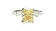 Bidstrup 14kt Hvidgulds med Citrin og 0,18ct Diamanter YY24362