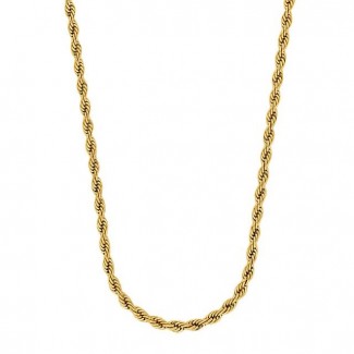 SON of NOA IP Gold Steel Cordel Halskæde 4mm/55cm 20890222860